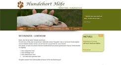 Desktop Screenshot of hundehort-hoefe.ch