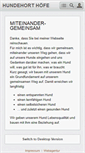 Mobile Screenshot of hundehort-hoefe.ch